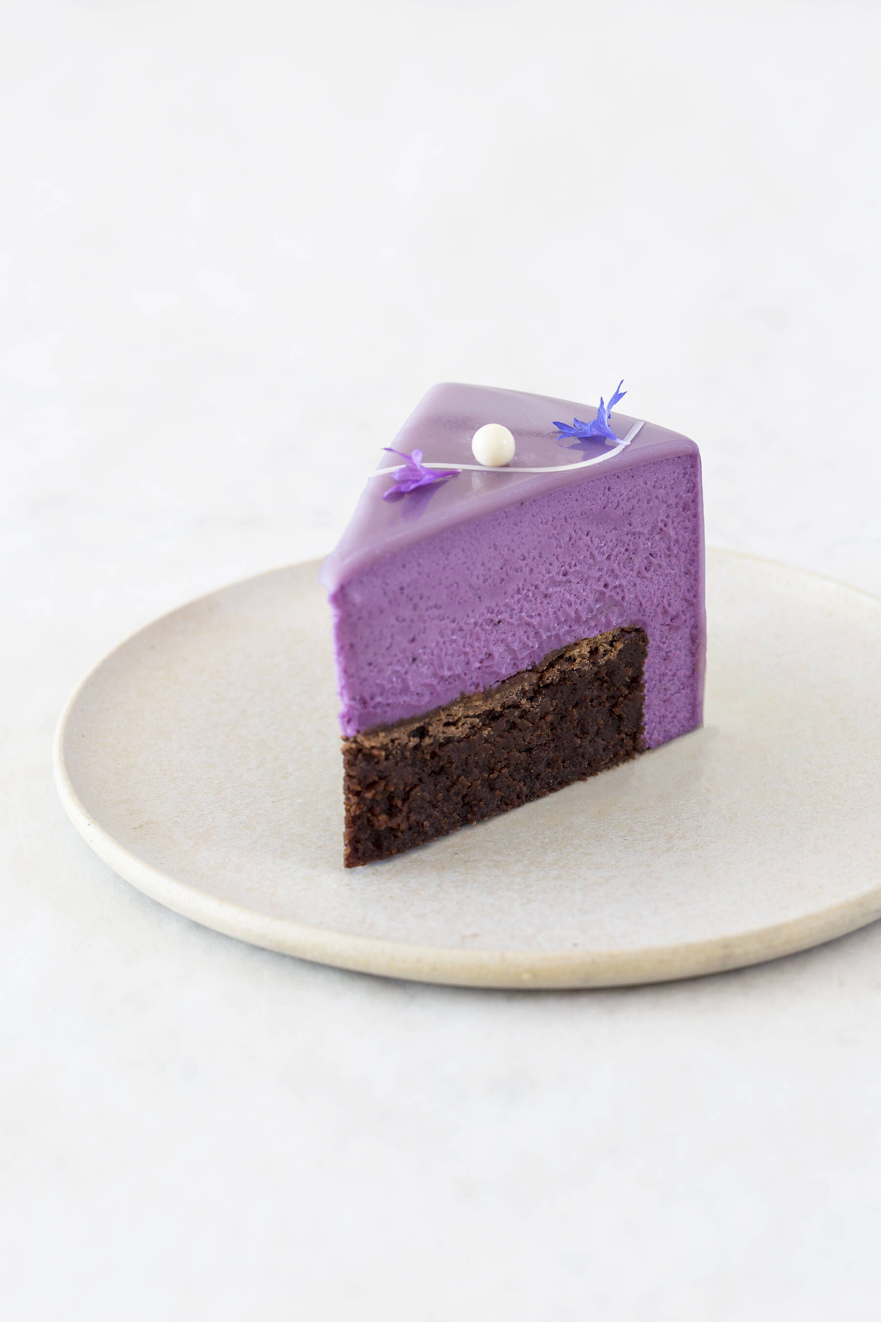 Blueberry chocolate cake