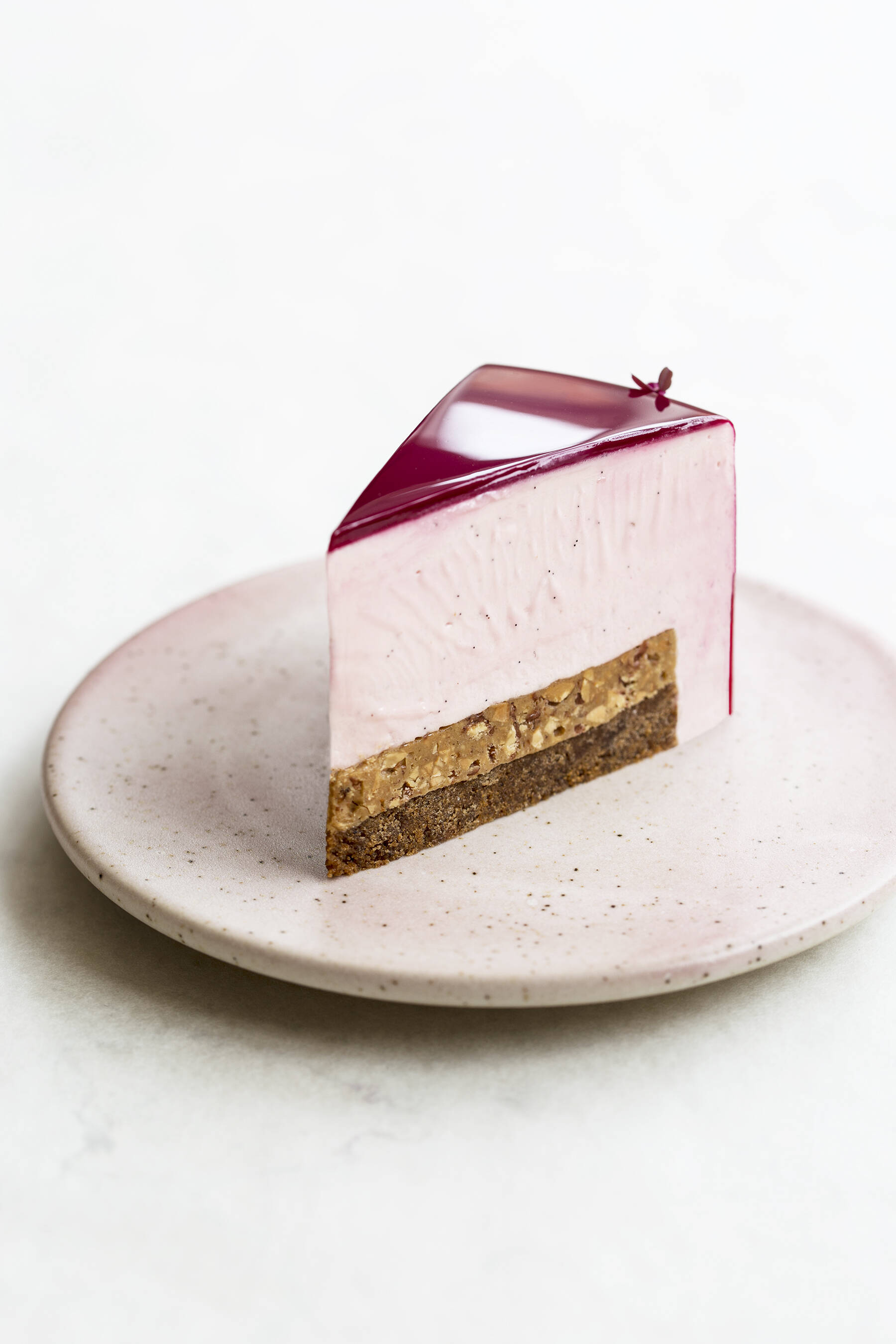 Christmas cherry cheesecake