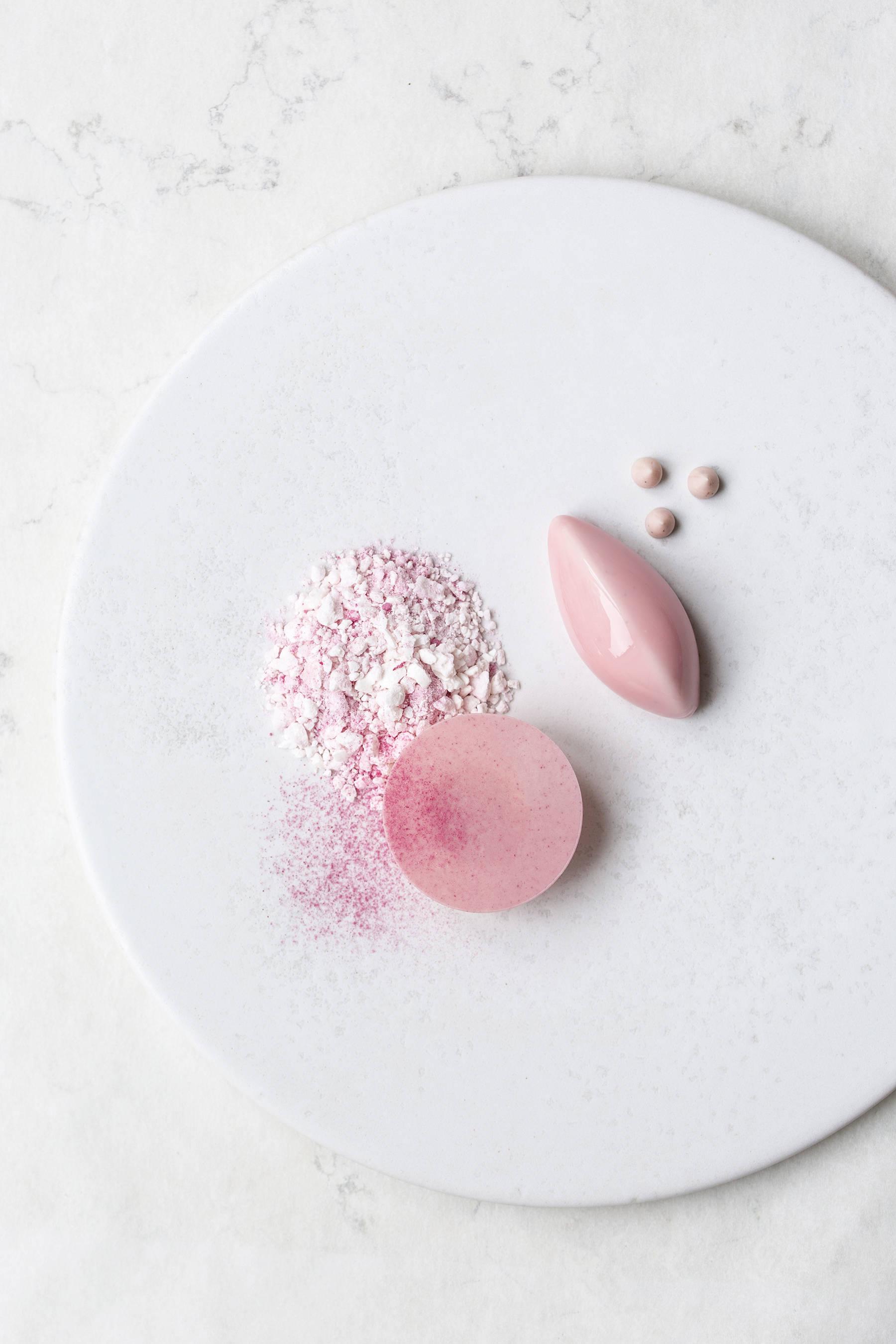 Cherry dessert with vanilla and kefir