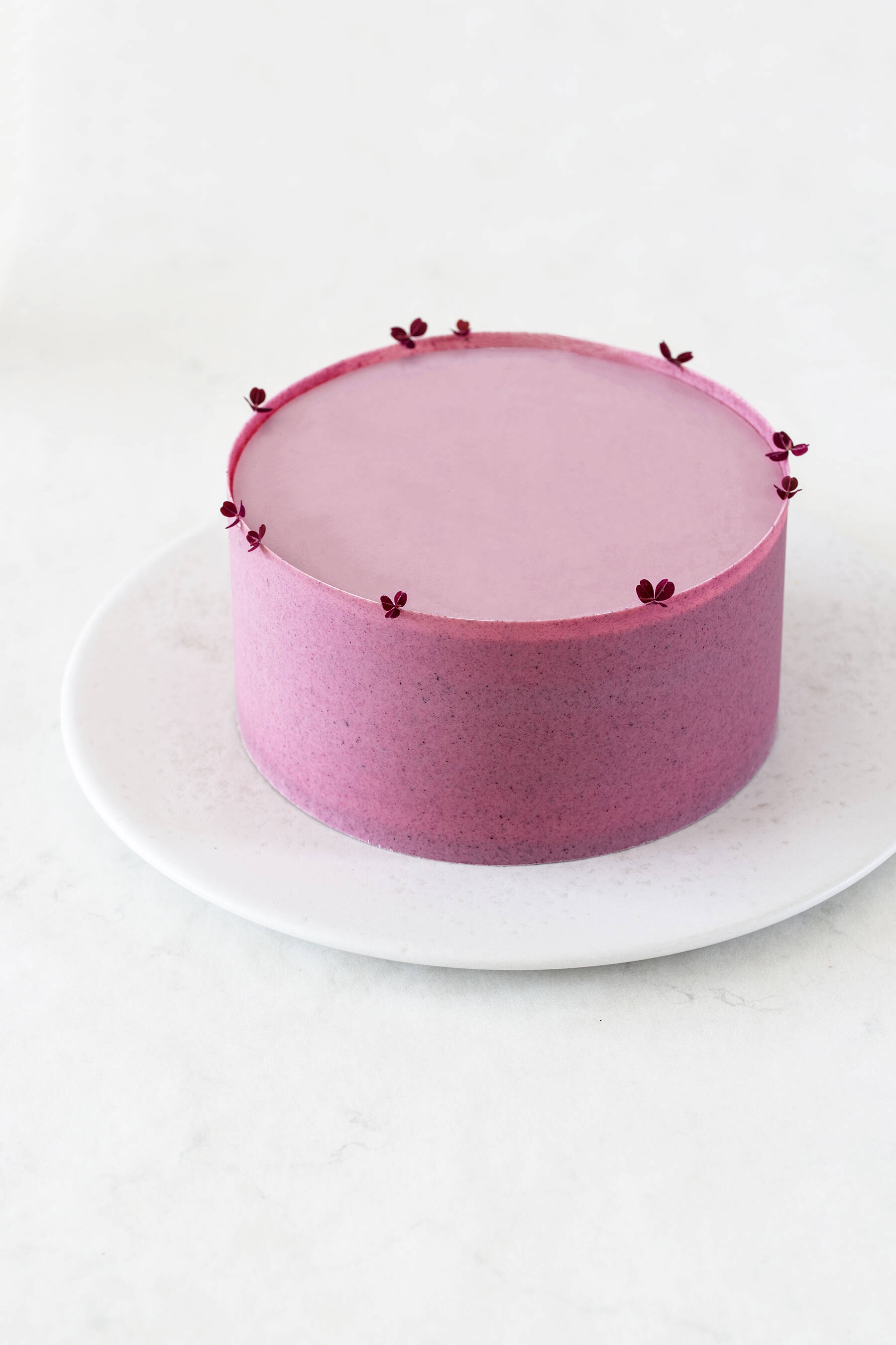 Blackberry chocolate layer cake